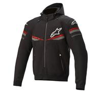 Alpinestars Sector V2 Tech Hoodie MC Jacket Black/RedL Black,Red