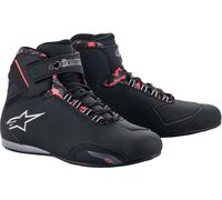 Alpinestars Sektor waterproof Motorcycle Shoes, black/grey/red, size 43,5