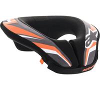 Alpinestars Sequence Youth Motocross Neck Guard, black-orange, size L XL