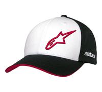 Alpinestars Sessionised Motorcycle Motorbike Casual Hat Cap - White/ Black/ Red