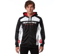 Alpinestars SESSIONS II 2 Zipped/Hooded Fleece with Hoody/Hoodie Black/White - M