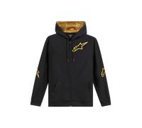 Alpinestars Sessions V3 Zip Hoodie, black-gold, size XL for Men