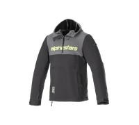 Alpinestars Sherpa Motorcycle Hoodie Reflex Tar Grey/Black/Yellow Fluo3XL Tar Grey,Black,Yellow Fluo