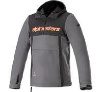 Alpinestars Sherpa Motorcycle Textile Jacket, black-grey-red, size XL