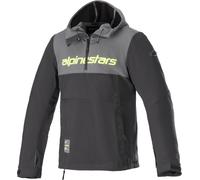 Alpinestars Sherpa Motorcycle Textile Jacket, black-grey-yellow, size L for Men