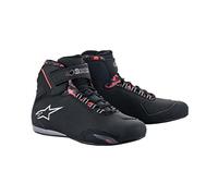 Alpinestars Sektor Motorcycle Waterproof Riding Shoes Black / Dark Grey / Red