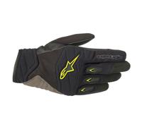 Alpinestars Shore Motorcycle Motorbike Gloves Black / Fluo Yellow