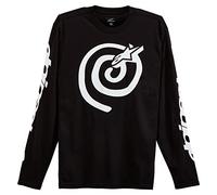 Alpinestars Short Sleeve T-Shirt for Men and Women T-Shirt Round Neck Comfort Regular Fit - Sport Style Black