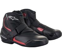 Alpinestars SM-1 R V2 Motorcycle Shoes, black-red, size 47 for Men