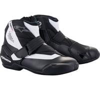 Alpinestars SM-1 R V2 Motorcycle Shoes, black-white, size 48 for Men