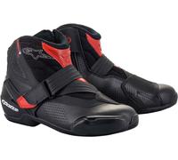 Alpinestars SM-1 R V2 Vented Motorcycle Shoes, black-red, size 43 for Men