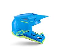 Alpinestars SM3 Force OCD Helmet ECE06 Cyan Glossy