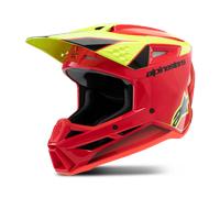 Alpinestars SM3 Fray ECE06 Youth MX Helmet Red/Yellow/BlackL Red,Yellow,Black