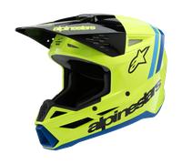 Alpinestars SM3 Radium ECE06 Youth MX Helmet Yellow/Black/BlueL Yellow,Black,Blue