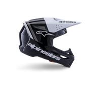 Alpinestars SM3 Radium Helmet Ece06 Black White Gray Glossy
