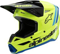 Alpinestars SM3 Radium Youth Motocross Helmet, yellow/black, size Y/S (48/49)