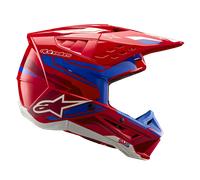 Alpinestars SM5 Action 2 Helmet ECE Bright Red Blue Glossy, Size: XL