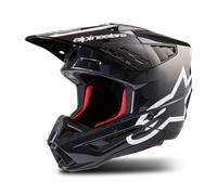 Alpinestars S-M5 Corp 2024 Motocross Helmet, black-grey, size XS for Men