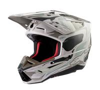 Alpinestars SM5 Mineral MX Helmet Grey/GreenS Grey,Green