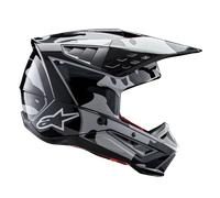 Alpinestars SM5 Rover 2 Helmet ECE Black Silver Glossy