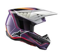 Alpinestars S-m5 Sail Ece22.06 Off-road Helmet Grey,Purple L