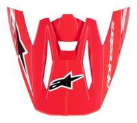 Alpinestars Supertech M5 Corp Moto Motocross Off-Road MX Helmet Peak Red