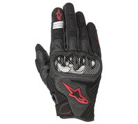 Alpinestars SMX 1 Air V2 Motorcycle Gloves, black-red, size S for Men