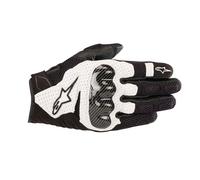 Alpinestars SMX 1 Air V2 Motorcycle Gloves, black-white, size S for Men