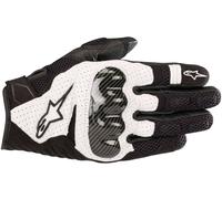 Alpinestars SMX 1 Air V2 Motorcycle Gloves, black/white, size 2XL