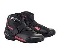 Alpinestars SM-1 R V2 Motorcycle Shoes, black-red, size 41 for Men