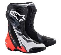 Alpinestars SM-1 R V2 Vented Motorcycle Shoes, black-white, size 43 for Men