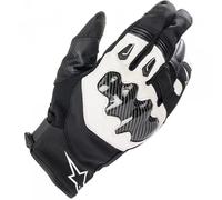 Alpinestars SMX-1 Drystar® waterproof Motorcycle Gloves, black-white, size M for Men