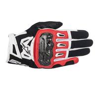 Alpinestars SMX-2 Air Carbon V2 Motorcycle Gloves Black Red White