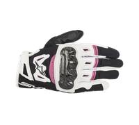 Alpinestars Stella SMX-2 Air Carbon V2 Ladies Motorcycle Gloves, black-white-purple, size S for Women