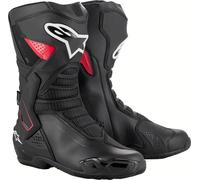 Alpinestars SMX-6 V3 Drystar Waterproof Boots Motorbike Motorcycle Black / Red