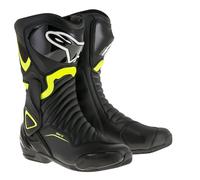 Alpinestars SMX-6 V2 Motorcycle Boots, black-yellow, size 45