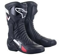 Alpinestars SMX-6 V2 Motorcycle Motorbike Boots - Black/White/Grey