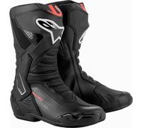 Alpinestars SMX-6 V3 Fluo Motorcycle Boots, black/red, size 40