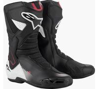 Alpinestars SMX-6 V3 Graphic Motorcycle Boots, black-white, size 49 for Men