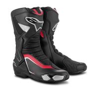 Alpinestars SMX-6 V3 Motorcycle Boots, black/silver/red, size 44