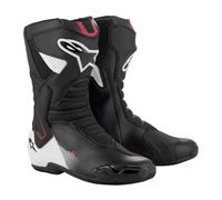Alpinestars SMX-6 V3 Graphic Motorcycle Boots, black-white, size 45 for Men