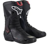 Alpinestars SMX-6 V3 Motorcycle Road Racing Boots - Black / White / Red