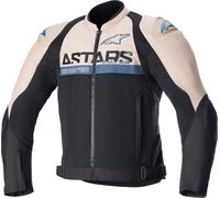 Alpinestars SMX Air Perforated Motorcycle Textile Jacket, black/beige, size XL
