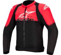 Alpinestars SMX Air Perforated Motorcycle Textile Jacket, black/neon red, size 4XL
