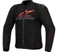 Alpinestars SMX Air Perforated Motorcycle Textile Jacket, black/red/white, size XL