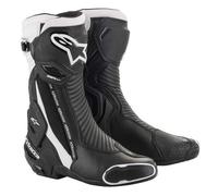 Alpinestars SMX Plus v2 Motorcycle Boots, black-white, size 38 for Men