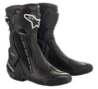 Alpinestars SMX Plus V2 Gore-Tex Mens Motorbike Boots - Black Silver UK 10