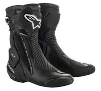 Alpinestars SMX Plus V2 Goretex Black Silver Waterproof Sports Motorcycle Boots