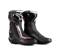 Alpinestars SMX Plus v2 MC Shoes Black/White/Red Fluo45 Black,White,Red Fluo