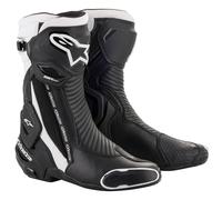 Alpinestars SMX Plus V2 Motorcycle Motorbike Sports Boots - Black / White